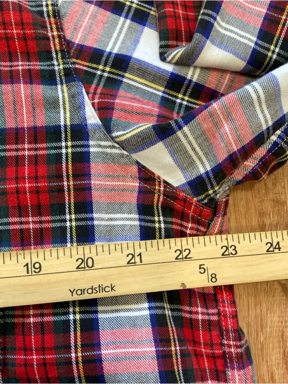 Vintage L.L. Bean Flannel Shirt Mens Large Red Plaid Regular Fit Made in USA 90s - Picture 6 of 9